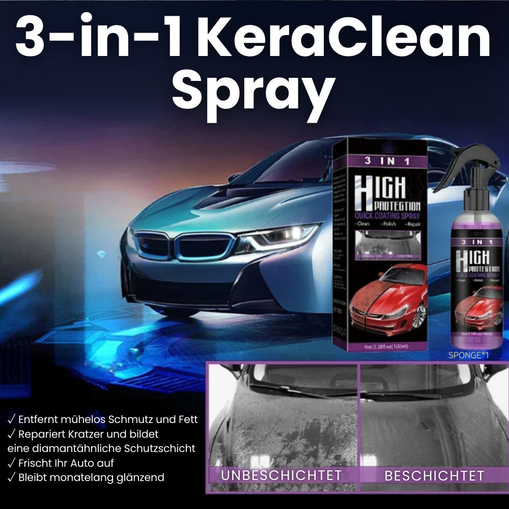 KeraClean - 3 In 1 Keramikversiegelung