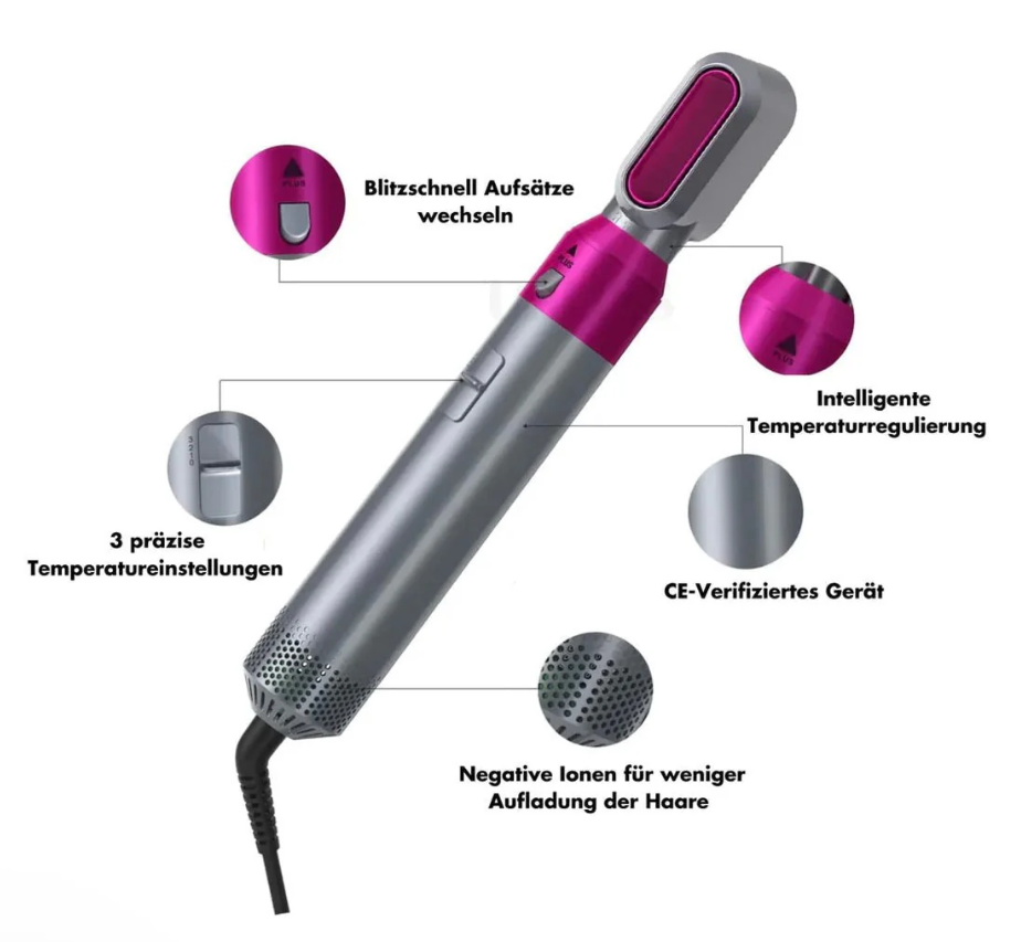 LavaDry PRO™ 5 in 1 Haartrockner & Styler